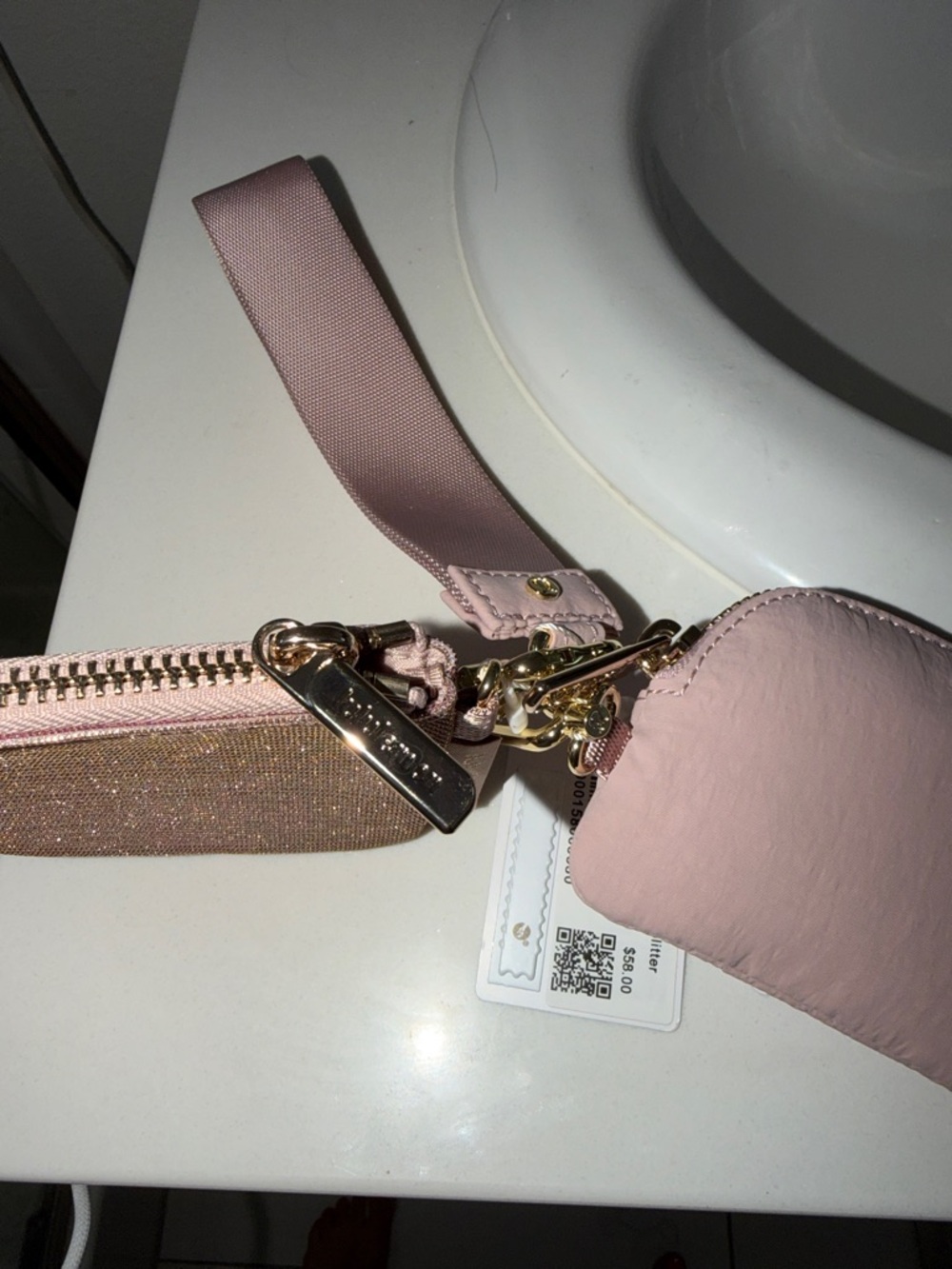 Lululemon dual pouch  Wristlet Keychain Set - Picture 6 of 6